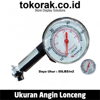 UKURAN ANGIN MODEL LONCENG